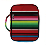 Mexican Serape Blanket Pattern Print Front Pocket Bible Bag