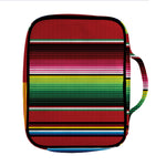 Mexican Serape Blanket Pattern Print Front Pocket Bible Bag