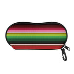 Mexican Serape Blanket Pattern Print Glasses Case