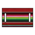 Mexican Serape Blanket Pattern Print Golf Cart Seat Cover