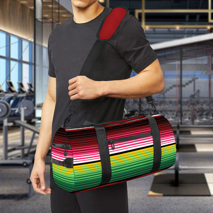 Mexican Serape Blanket Pattern Print Gym Bag