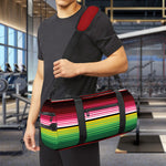 Mexican Serape Blanket Pattern Print Gym Bag
