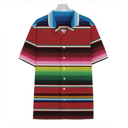 Mexican Serape Blanket Pattern Print Hawaiian Shirt