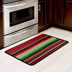 Mexican Serape Blanket Pattern Print Kitchen Mat
