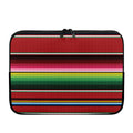 Mexican Serape Blanket Pattern Print Laptop Sleeve
