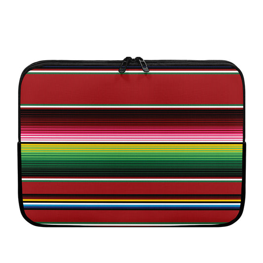 Mexican Serape Blanket Pattern Print Laptop Sleeve