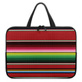 Mexican Serape Blanket Pattern Print Laptop Sleeve With Handle