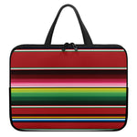 Mexican Serape Blanket Pattern Print Laptop Sleeve With Handle