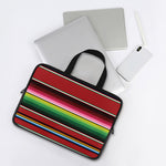 Mexican Serape Blanket Pattern Print Laptop Sleeve With Handle