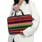 Mexican Serape Blanket Pattern Print Laptop Sleeve With Handle