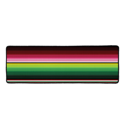 Mexican Serape Blanket Pattern Print Long Kitchen Mat