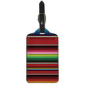 Mexican Serape Blanket Pattern Print Luggage Tag