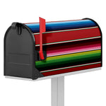 Mexican Serape Blanket Pattern Print Mailbox Cover