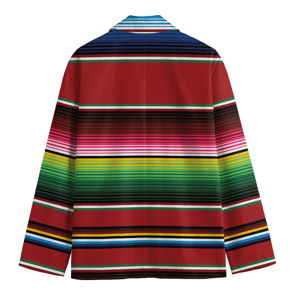 Mexican Serape Blanket Pattern Print Men's Blazer