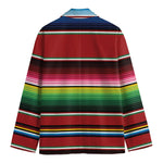 Mexican Serape Blanket Pattern Print Men's Cotton Blazer
