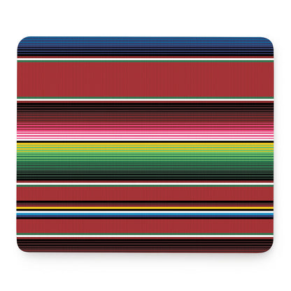 Mexican Serape Blanket Pattern Print Mouse Pad