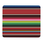 Mexican Serape Blanket Pattern Print Mouse Pad