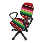 Mexican Serape Blanket Pattern Print Office Chair Cover