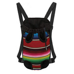 Mexican Serape Blanket Pattern Print Pet Carrier Backpack