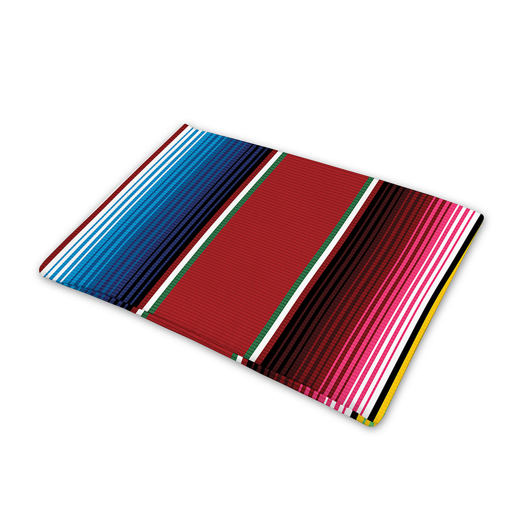 Mexican Serape Blanket Pattern Print Pet Cooling Mat Cover