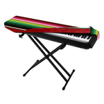Mexican Serape Blanket Pattern Print Piano Keyboard Cover