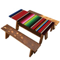 Mexican Serape Blanket Pattern Print Picnic Table Cover
