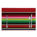Mexican Serape Blanket Pattern Print Placemat