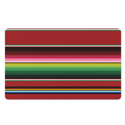 Mexican Serape Blanket Pattern Print Polyester Doormat
