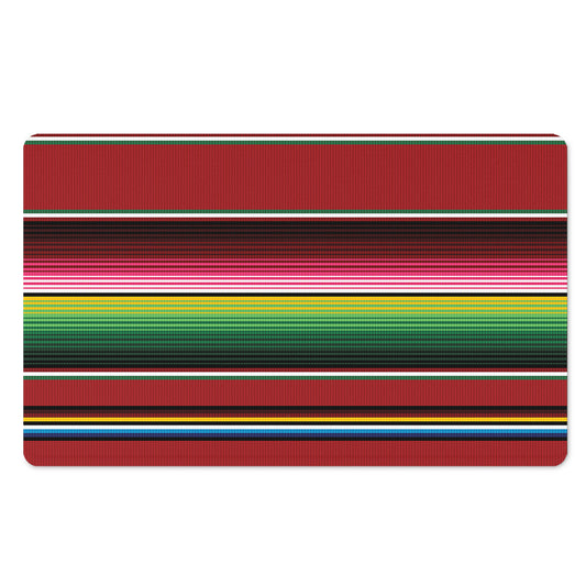 Mexican Serape Blanket Pattern Print Polyester Doormat