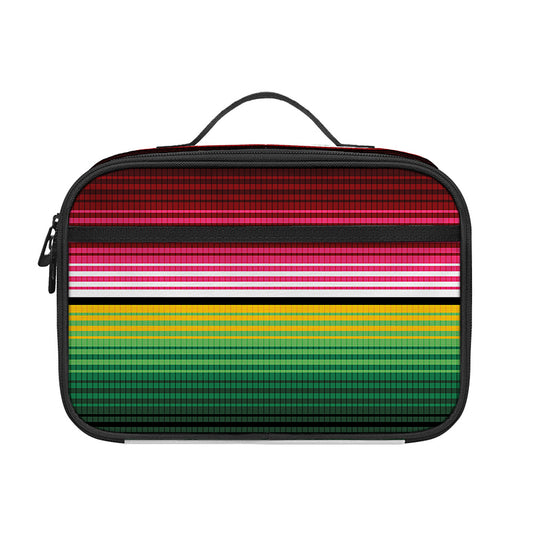 Mexican Serape Blanket Pattern Print Portable Lunch Bag