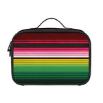 Mexican Serape Blanket Pattern Print Portable Lunch Bag