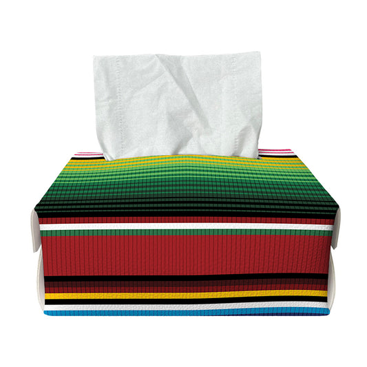 Mexican Serape Blanket Pattern Print Rectangle Tissue Box Cover