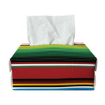 Mexican Serape Blanket Pattern Print Rectangle Tissue Box Cover