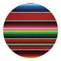 Mexican Serape Blanket Pattern Print Round Blanket