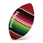 Mexican Serape Blanket Pattern Print Rugby Ball