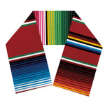 Mexican Serape Blanket Pattern Print Scarf