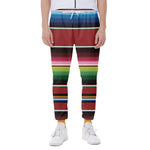 Mexican Serape Blanket Pattern Print Scuba Joggers