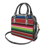 Mexican Serape Blanket Pattern Print Shoulder Handbag