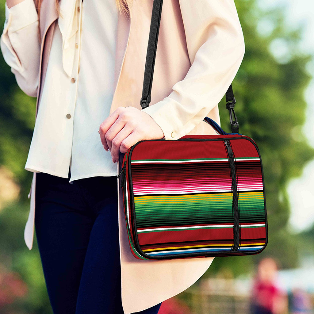 Mexican Serape Blanket Pattern Print Shoulder Strap Bible Bag