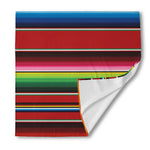 Mexican Serape Blanket Pattern Print Silk Bandana