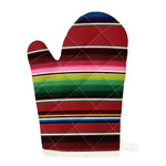 Mexican Serape Blanket Pattern Print Single Oven Mitt