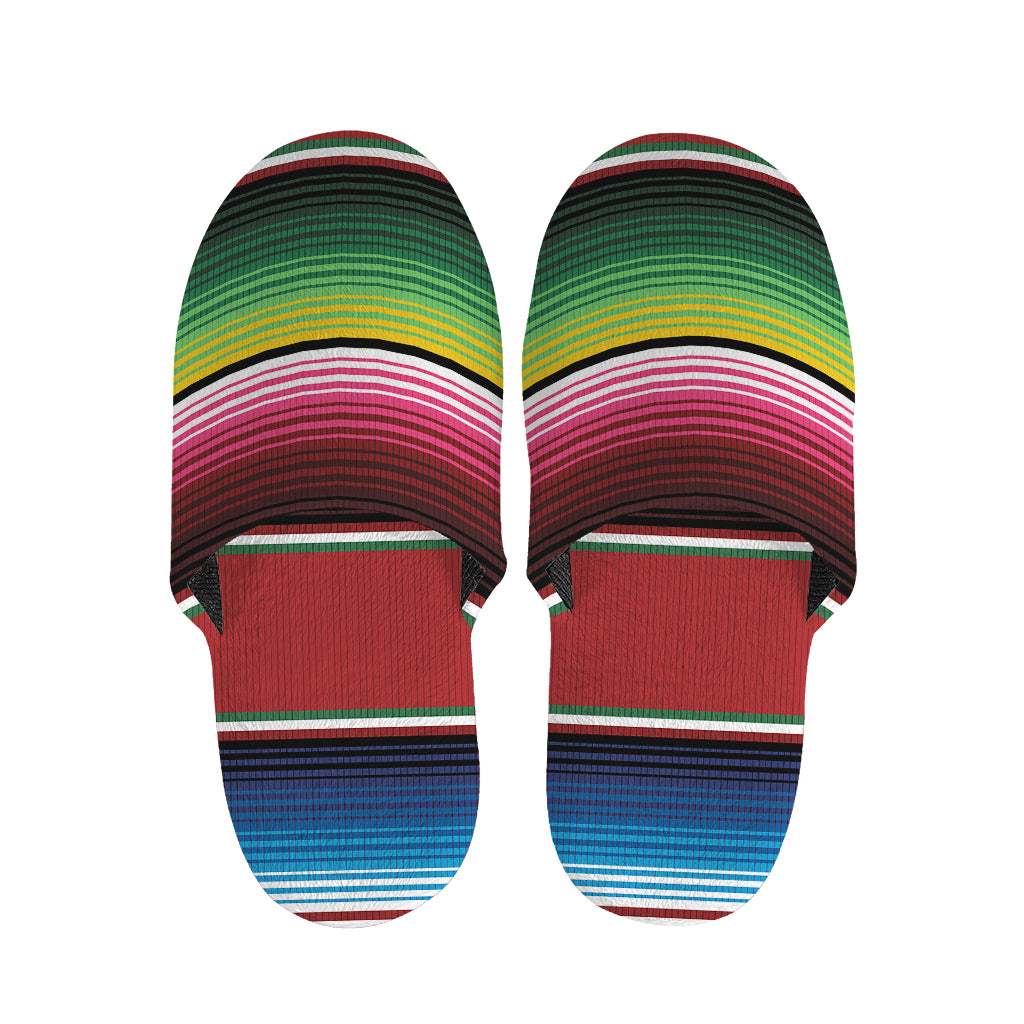 Mexican Serape Blanket Pattern Print Slippers