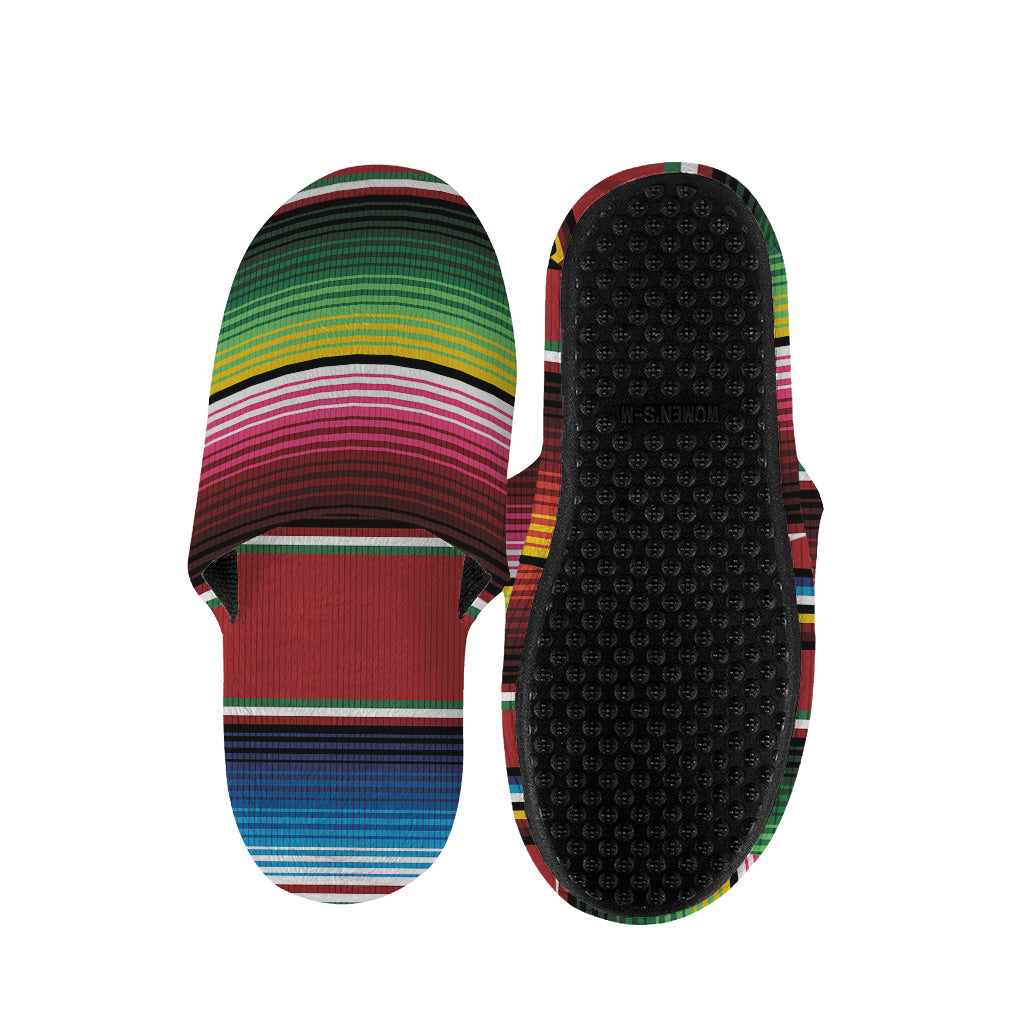 Mexican Serape Blanket Pattern Print Slippers