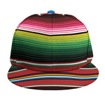 Mexican Serape Blanket Pattern Print Snapback Cap