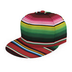 Mexican Serape Blanket Pattern Print Snapback Cap
