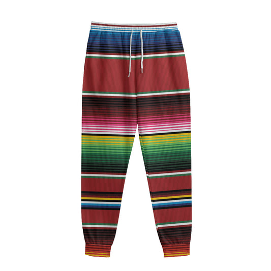 Mexican Serape Blanket Pattern Print Sweatpants
