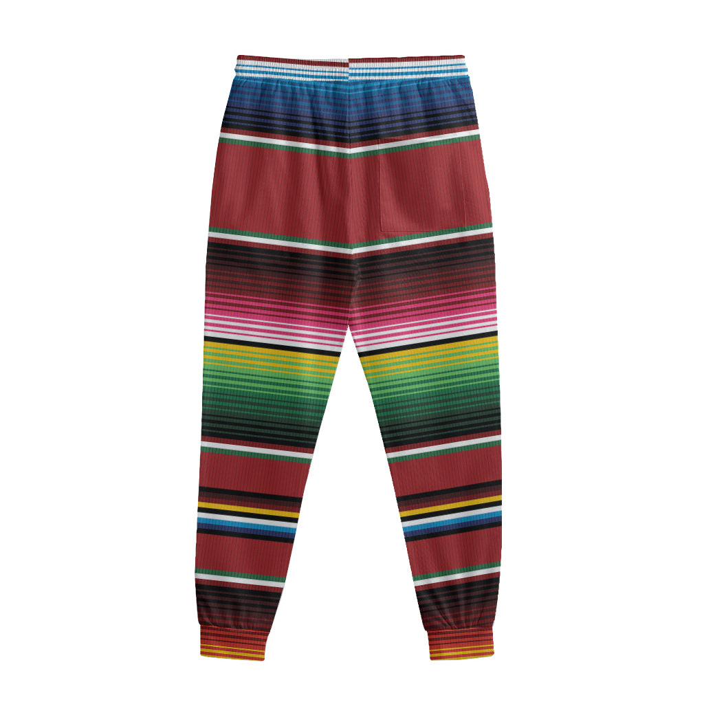 Mexican Serape Blanket Pattern Print Sweatpants