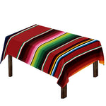 Mexican Serape Blanket Pattern Print Tablecloth