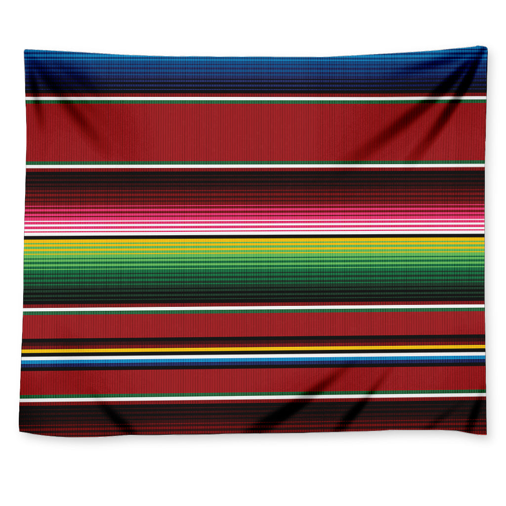 Mexican Serape Blanket Pattern Print Tapestry