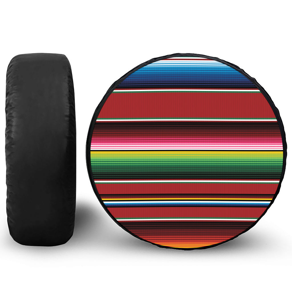 Mexican Serape Blanket Pattern Print Tire Cover